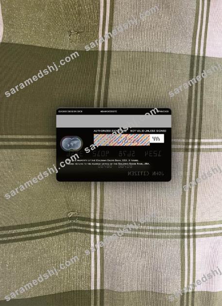 USA Goldman Sachs Bank mastercard photolook back